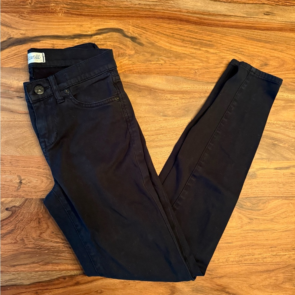 Madewell High Riser Skinny Women's Black Jeans